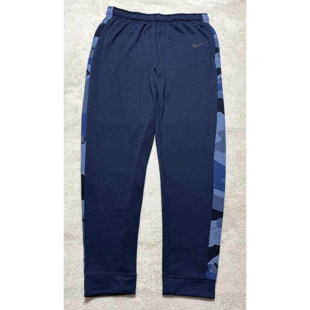 Nike Jogger Men's Size XL Dri-FIT Camo-Trim Fleece Tapered Sweatpants Athleisure